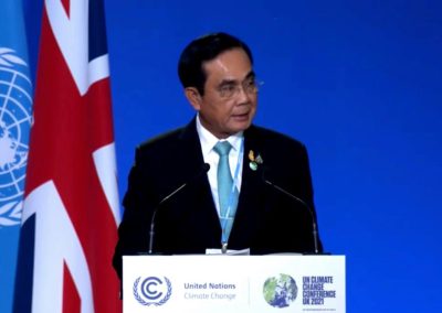 Prayuth at COP26: Thailand taking climate issues seriously