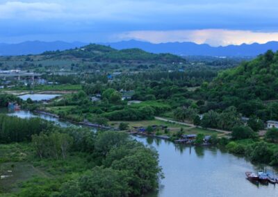 Pak Nam Pran fishing village offers fresh seafood and local culture
